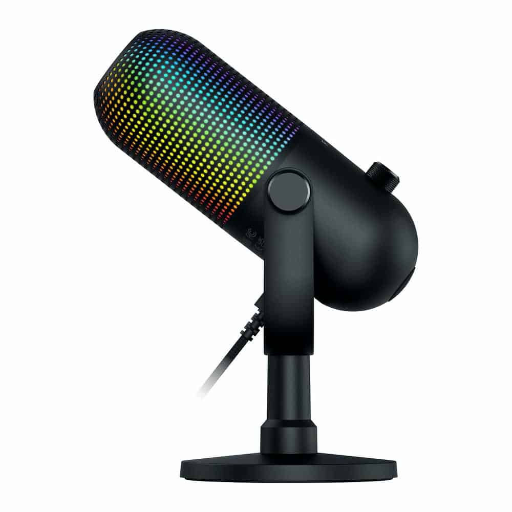 (image for) Razer Seiren V3 Chroma RGB USB Condenser Black Streaming Microphone